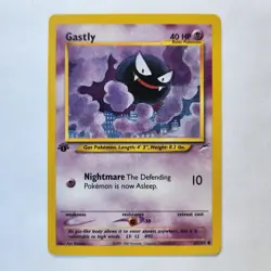 Gastly 65/105 Pokemon TCG 1st Edition Neo Destiny NM Vintage 2002 Card - Image 2