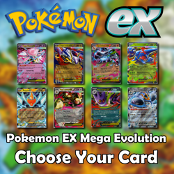 Pokemon ex Choose Your Card - Double Rare Mega Evolution English NM-LP - Image 1