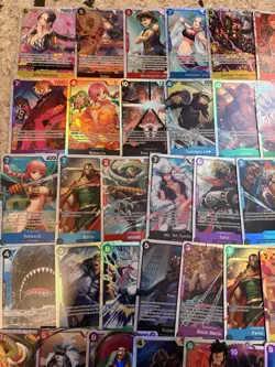 One Piece TCG LOT OF 55 SR Foil Cards English One Piece Lot - Image 3