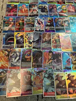 One Piece TCG LOT OF 55 SR Foil Cards English One Piece Lot - Image 5