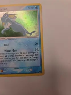 Vaporeon 6/17 POP Series 3 Promo Pokemon Card Holo Foil Rare - Image 3