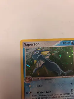 Vaporeon 6/17 POP Series 3 Promo Pokemon Card Holo Foil Rare - Image 4