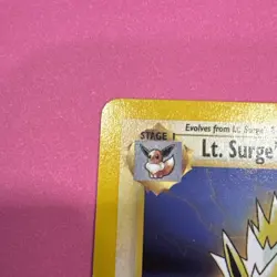 Pokemon Card - Lt. Surge's Jolteon Gym Challenge 28/132 Rare Non Holo - Image 2