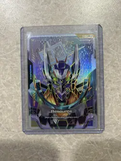 GUNDAM CARD GAME RESOURCE CARD - ENGLISH GFreD R-025 C++ FOIL - GD03 STEEL R - Image 5