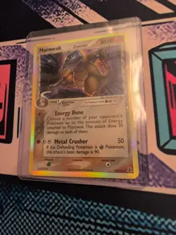 Marowak 10/113 EX Delta Species Reverse Holo Holo Rare Stamp LP Pokemon TCG - Image 4