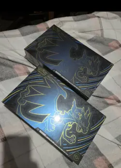 X2 Pokemon TCG Mega Charizard X EX Ultra Premium Collection UPC - Image 1