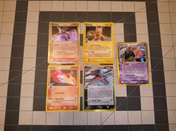 Delta Species Pokemon Cards DAMAGED / Flawed: Mewtwo, Deoxys, Latias, Typhlosion - Image 1