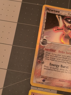 Delta Species Pokemon Cards DAMAGED / Flawed: Mewtwo, Deoxys, Latias, Typhlosion - Image 3
