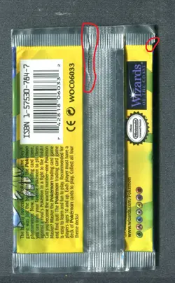 1999 Pokemon English First 1st Edition Booster Pack Wrapper EMPTY Venusaur Art - Image 2