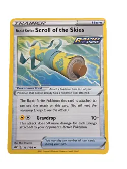 New: 2021 Pokemon TCG Rapid Strike Scroll of the Skies 151 Chilling Reign - Image 1