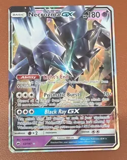 Pokemon TCG Necrozma GX Burning Shadows 63/147 Half Art Ultra NM/M Pack Fresh - Image 1