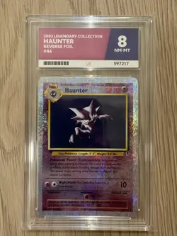 2002 POKEMON LEGENDARY COLLECTION #46 HAUNTER-REVERSE FOIL ACE 8 - Image 1