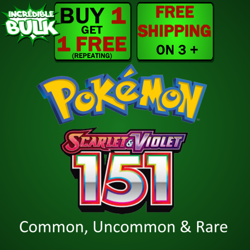 S&V 151 Common/Uncommon/Rare Near Mint Pokemon (NM) Card Singles - Image 1