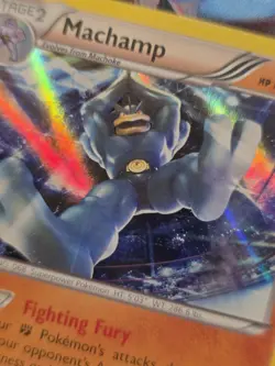 Machamp 46/111 XY Furious Fists Holo Rare Pokemon Card - Image 2
