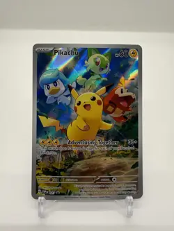 Pikachu 027 Sv: Scarlet & Violet Sealed Promo Cards Holo - Image 1