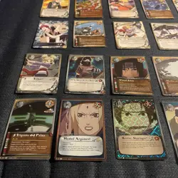 Naruto TCG Card Lot 450+ Cards Total Holo Common Uncommon Rare Foils Mix Lot. - Image 4