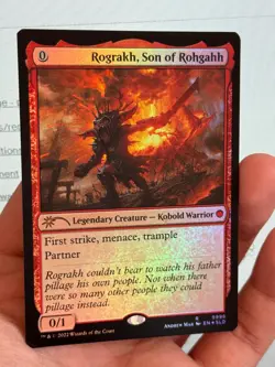 1X FOIL Rograkh, Son of Rohgahh MINT MTG Magic Secret Lair SLD CEDH Partner EDH - Image 1