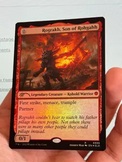 1X FOIL Rograkh, Son of Rohgahh MINT MTG Magic Secret Lair SLD CEDH Partner EDH - Image 2