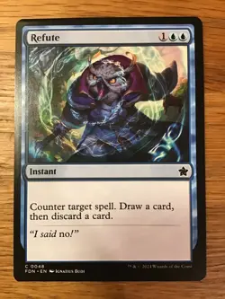 x4 Refute NM Foundations [FDN] MTG Common #48 🔵 Instant Near Mint Regular 4x - Image 2