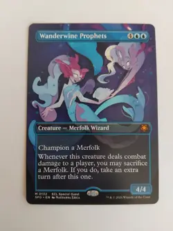 MTG - BORDERLESS Wanderwine Prophets #132 Special Guests - Lorwyn Eclipsed - Image 1