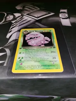 Pokemon TCG 1st Edition Dark Weezing Team Rocket Holo Rare - Image 2