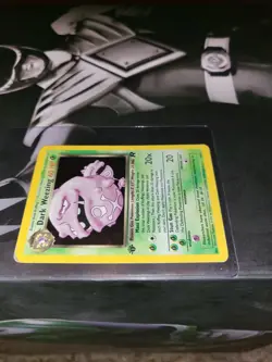 Pokemon TCG 1st Edition Dark Weezing Team Rocket Holo Rare - Image 3