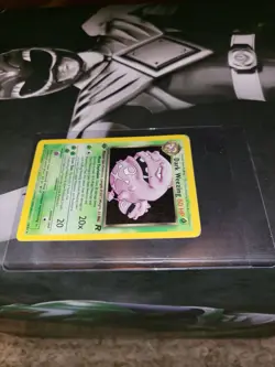 Pokemon TCG 1st Edition Dark Weezing Team Rocket Holo Rare - Image 4