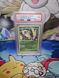 Pokemon TCG - Butterfree FB 17/147 Crosshatch - Platinum Supreme Victors - PSA 9 - Image 1