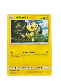 New: 2017 Pokemon TCG Helioptile 43 Guardians Rising Regular Common - Image 1