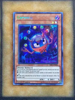 Yugioh Capshell RIRA-EN000 Secret Rare 1st Ed LP - Image 1