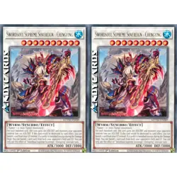 SWORDSOUL SUPREME SOVEREIGN - CHENGYING 2x • Rara • MZTM EN089 • 1Ed • Yugioh! - Image 1