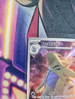 Tyranitar 222/193 Sv02: Paldea Evolved Illustration Rare Holo TCG Card - Image 5