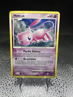 Mew 15/132 D&P Secret Wonders Pokemon Card Holo Foil Rare Swirl HP - Image 1