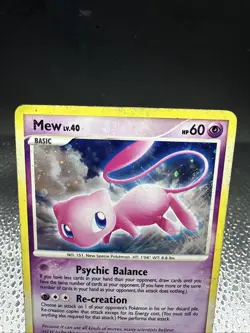 Mew 15/132 D&P Secret Wonders Pokemon Card Holo Foil Rare Swirl HP - Image 3