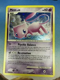 Mew 15/132 Secret Wonders Holo Rare Pokemon Card - Image 1