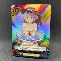 Senran Kagura Unlimited vs HIBARI C030 SR Foil Japanese Card Game Anime - Image 1