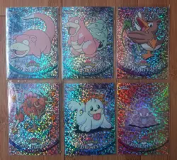 2000 Topps Chrome Pokemon Sparkle Chrome Lot of 6 Cards. - Image 1