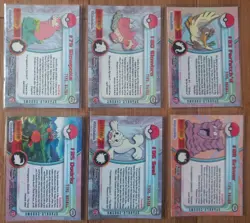 2000 Topps Chrome Pokemon Sparkle Chrome Lot of 6 Cards. - Image 2