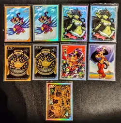 Shantae Limited Run Games Trading Card Lot Of 9. (LRG) Limited Run Shantae Lot - Image 1