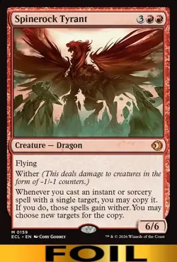 Spinerock Tyrant ** FOIL ** #159 - Lorwyn Ecliped - NM MTG - Image 1