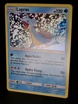 Pokemon TCG Lapras McDonald's 2019 Promos Holo Card 5/12 - Image 4