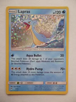 Pokemon TCG McDonalds Promo 2019 - Holo Lapras 5/12 - LP - Image 1