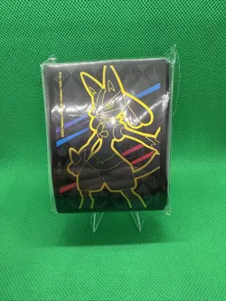 Pokemon Crown Zenith Lucario ETB Deck Sleeves (65 Card Sleeves) Sealed - Image 1