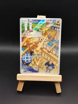 Pokemon TCG Twilight Masquerade - Timburr 183/167 Illustration Rare - Image 1