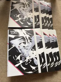 Pokemon 2025 White Flare Binder **BINDER ONLY** BRAND NEW Lot Of 8 - Image 1