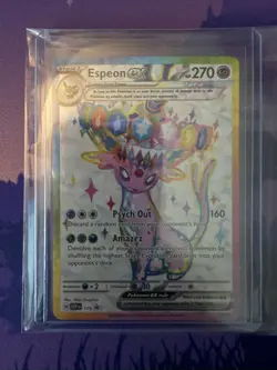 Pokemon TCG Espeon EX Prismatic 175 Black Star Promo Full Art - Image 1