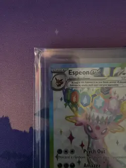 Pokemon TCG Espeon EX Prismatic 175 Black Star Promo Full Art - Image 4