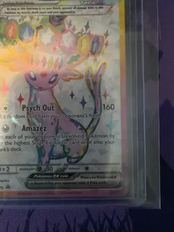 Pokemon TCG Espeon EX Prismatic 175 Black Star Promo Full Art - Image 5