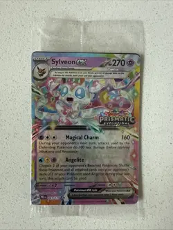 Pokemon Prismatic Evolutions Sylveon ex 041/131 Surprise Box Stamped Sealed QTY - Image 1