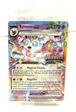 Sylveon ex 041/131 Stamped Promo Prismatic Evolution Surprise Box Pokemon SEALED - Image 1